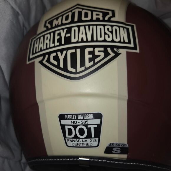 Harley-Davidson 3/4 Open Face Helmet : DOT Certified Moto Skid Lid main image 6